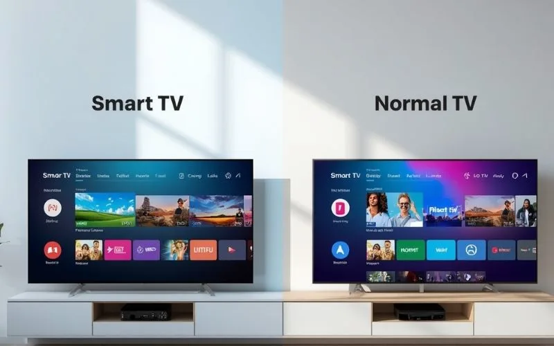 Smart TV and Normal TV