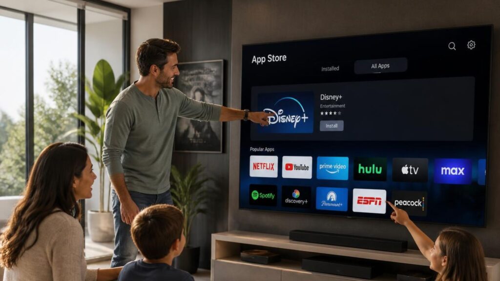 Install Apps on a Smart TV